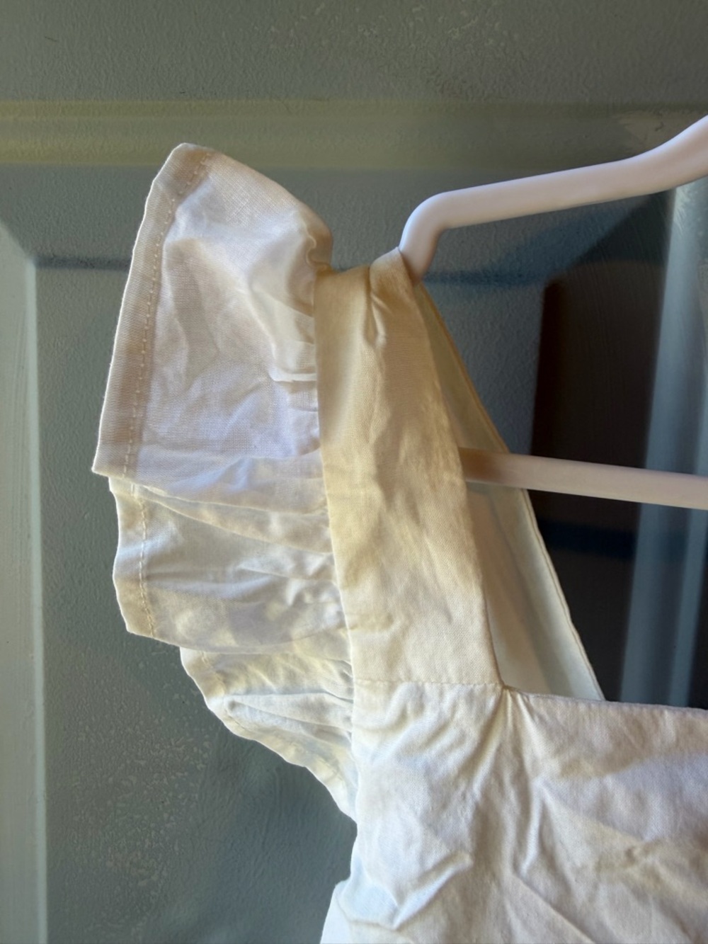 OshKosh B'gosh White Ruffle-Sleeve Party Dress - Picture 3 of 6